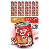 Cango Yavru Yaş Köpek Maması Kuzu Etli 415Gr 24Lü