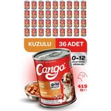 Cango Yavru Yaş Köpek Maması Kuzu Etli 415Gr 36Lı