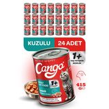 Cango Yetişkin Yaş Kedi Maması Kuzu Etli 415Gr 24Lü