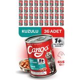 Cango Yetişkin Yaş Kedi Maması Kuzu Etli 415GR 36LI