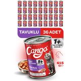 Cango Yetişkin Yaş Kedi Maması Tavuklu 415GR 36LI