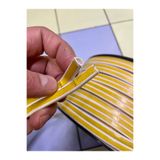 canh Kapı Pencere Kauçuk Izolasyon Bandı Fitili Beyaz 1 Metre Çift Şerit