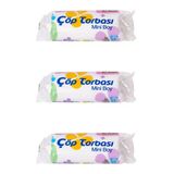 Canhome 40 Adetlik 3 Rulo Beyaz Mini Küçük Boy 40x50 cm 30 lt Çöp Poşeti