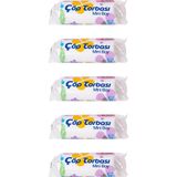 Canhome 40 Adetlik 5 Rulo Beyaz Mini Küçük Boy 40x50 cm 30 lt Çöp Poşeti