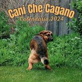 Cani Che Cagano Calendario 2024: Organizzatore per tenere traccia delle date, 16 mesi
