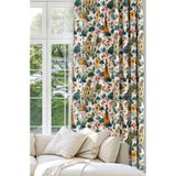 CANİLA Dijital Baskılı Fon Perde Tek Kanat 140 X 270 Cm Kenar Katlamalı Dikişli