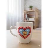 Canım Aşkım Krem Oval Kupa - Hediyelik Kupa Fincan Mug