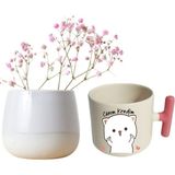 Canım Kendim Pembe Kulplu T Kupa - Beyaz - 300 cc
