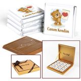 Canım Kendime Hediye 32 Adet Madlen Çikolata Gold Kutu