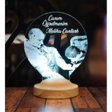 Canım Öğretmenim Atatürk, Öğretmenler Günü Hediyesi, Mezuniyet Hatırası Hediyesi, Kişiye Özel Lamba