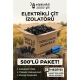 Canımız Enerji 500 Adet Elektrikli Çit İzolatörü + Sıkma Aparatı Hediyeli