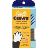 Canine Soft Claws Köpek ve Kedi Tırnak Şapkaları Take Home Kit, Large, Siyah