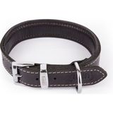 Canini Collar Canini Collar Hakiki Yağlı Deri Köpek Tasması,Ultra Dayanıklı & Yumuşak Doku - Siyah