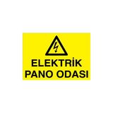 Canis Etiket Elektrik Pano Odası Pvc-Leksan - 35 x 50 cm