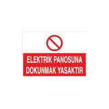 Canis Etiket Elektrik Panosuna Dokunmak Yasaktır Sticker-Folyo - 50 x 70 cm