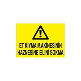 Canis Etiket Et Kıyma Makinesinin Haznesine Elini Sokma Dekota - 25 x 35 cm