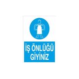Canis Etiket Iş Önlüğü Giyiniz Pvc-Leksan - 25 x 35 cm