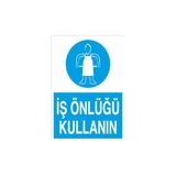 Canis Etiket Iş Önlüğü Kullanın Alüminyum - 25 x 35 cm