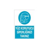 Canis Etiket Yüz Koruyucu Siperliğinizi Takınız Dekota - 25 x 35 cm