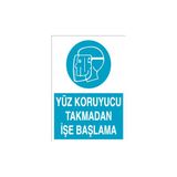 Canis Etiket Yüz Koruyucu Takmadan Işe Başlama Dekota - 25 x 35 cm