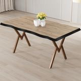 Canisa Akort Serisi Mdf Sabit 80X130 Mutfak Masası - Atlantik Çam