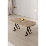 Canisa Axton Serisi Mdf Sabit 90x168 Atlantik Çam Mutfak Masası