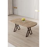 Canisa Axton Serisi MDF Sabit Mutfak Masası, 90x168 cm, Atlantik Çam