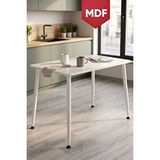 Canisa Belek Serisi Mdf Sabit 60X90 Mutfak Masası - Beyaz