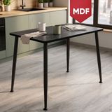 Canisa Belek Serisi Mdf Sabit 60X90 Mutfak Masası - Siyah Mermer