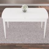Canisa Concept Are 80x132 cm Açılabilir Beyaz Yemek Masası