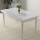 Canisa Concept Arp Serisi 70x110 cm Sabit Beyaz Mutfak Masası