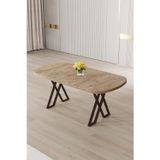 Canisa Concept Axton Serisi Mdf Sabit 90X168 Atlantik Çam Mutfak Masası