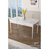 Canisa Concept Canisa Zen Serisi Mdf Açılabilir Mutfak Masası, Yemek Masası - 80 x 130 cm - Renkli