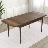 Canisa Concept Eva Serisi 80x132 cm Açılabilir Mdf Barok Mutfak Masası