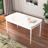 Canisa Concept Nef 70x114 CM Beyaz Açılabilir Mutfak Masası