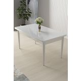 Canisa Concept Nil Serisi 70x110 Sabit Beyaz Mutfak Masası