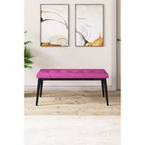 Canisa Concept Pera Serisi 40 cm Mor Gürgen Tam İskelet Kumaş Bench