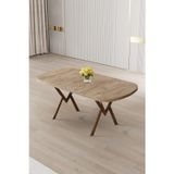 Canisa Concept Radon Serisi Mdf 90X168 Sabit Atlantik Çam Mutfak Masası