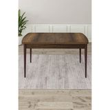 Canisa Concept Roz Serisi 80X132 Mdf Barok Ahşap Desen Mutfak Masası 4 Sandalye ve 1 Bench Gold Halkalı - Lacivert