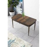 Canisa Concept Zen Serisi 80x132 Açılabilir Mdf Barok Ahşap Desen Mutfak Masası