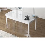 Canisa Concept Zen Yemek Masaı Mutfak Masası - Beyaz