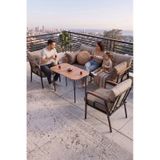 Canisa Ekon Serisi 1. Sınıf 3+1+1 Cappucino Bahçe Balkon Oturma Koltuk Takımı,