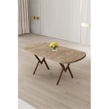 Canisa Radon Serisi Mdf 90X168 Sabit Atlantik Çam Mutfak Masası