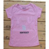 Canix Kids You Are Taşlı Kısa Koıllu Kız Çocuk T-Shirt 5-8 Yaş Somon - 6 - 7 Yaş - Pembe