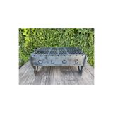 Canka Metal Glod Kamp Mangalı | Demonte, Şık ve Kompakt Tasarım + Fermuarlı Taşıma Çantası 25x40cm