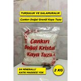 Çankırı Doğal Granül Kaya Tuzu Turşuluk ve Salamuralık (2 Kg) Sarı Etiket