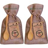 Çankırı Tuz Lamba 2 Adet 1 kg Öğütülmüş Çankırı Kristal Kaya Tuzu - 2 kg