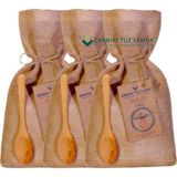 Çankırı Tuz Lamba 3 Adet 1 kg granül Sofrada Öğütme Tuzu - 3 kg