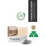 Çankırı Tuz Sabunu 125 Gr - Arındırıcı, Gözenek Sıkılaştırıcı Ve Ferahlatıcı Cilt Bakımı Sabunu