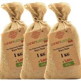 Çankırı Tuzcusu 3 Adet 1 kg Öğütülmüş Kristal Kaya Tuzu - 3 kg